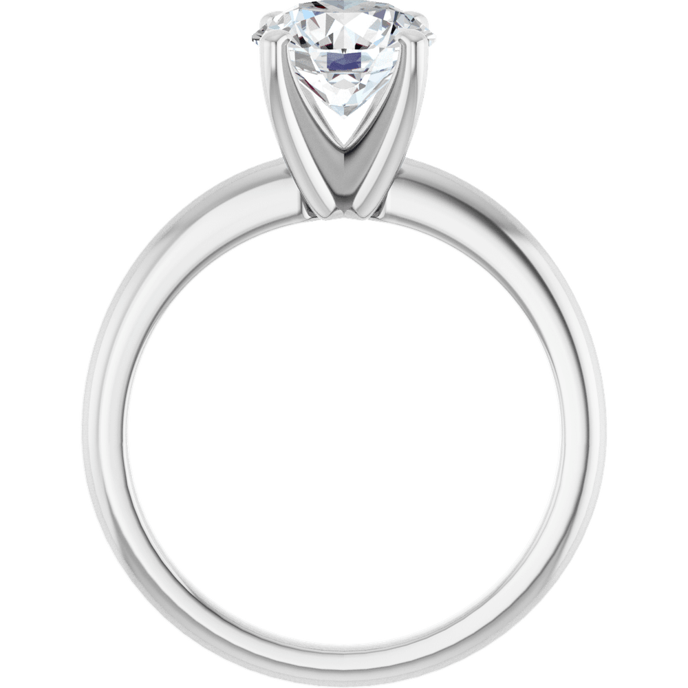 14K Gold Round Lab-Grown Diamond Engagement Ring
