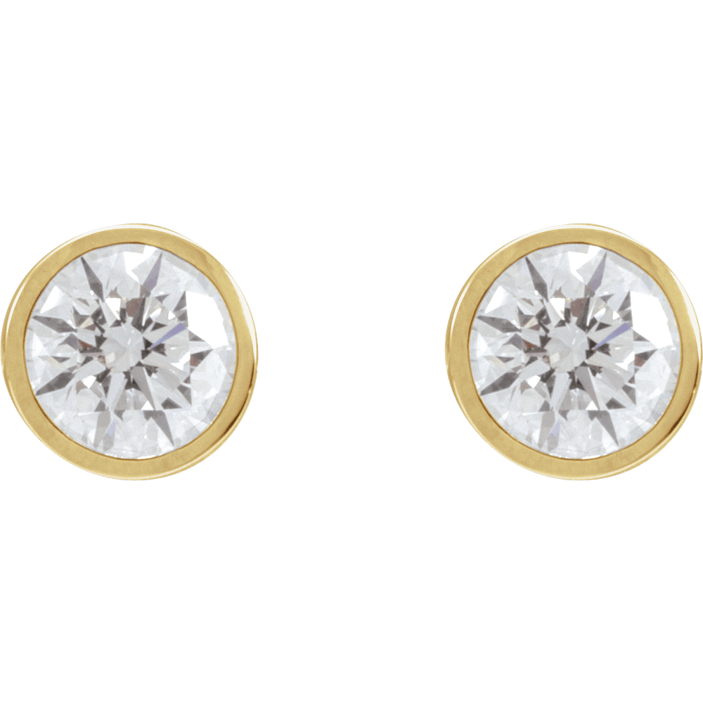 14K Gold Lab-Grown Diamond (4 prong Cocktail)