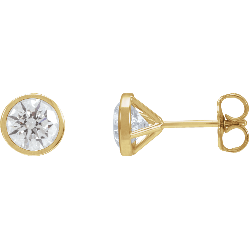 14K Gold Lab-Grown Diamond (4 prong Cocktail)