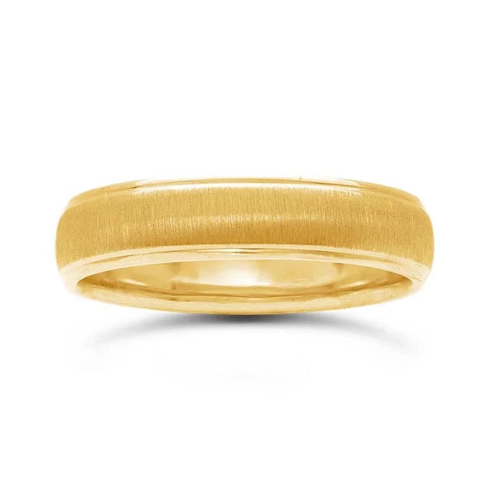 14K Yellow Gold Wedding Band