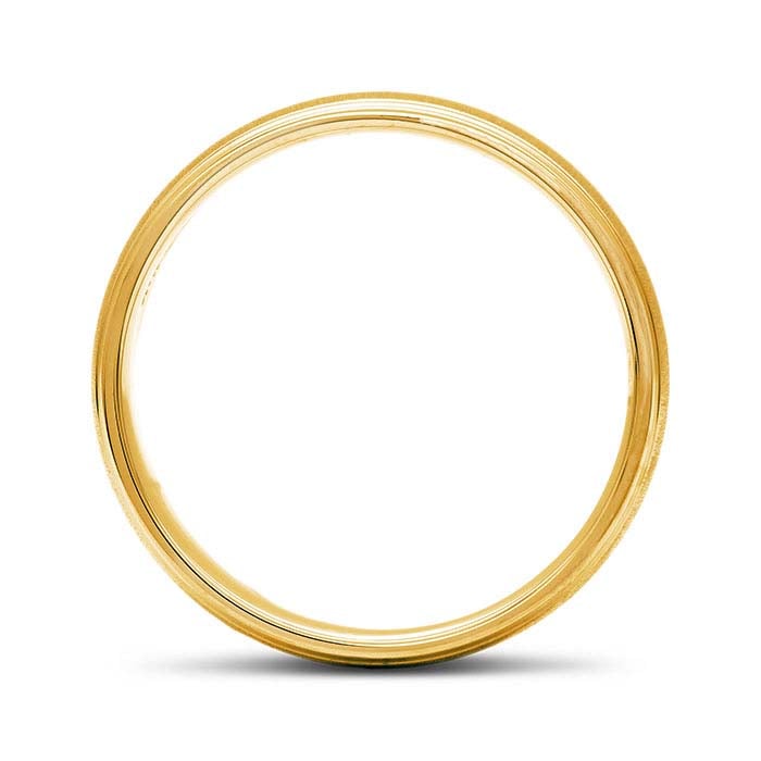 14K Yellow Gold Wedding Band