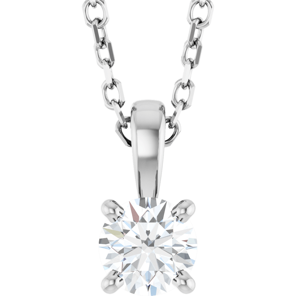 14K Gold Lab-Grown Diamond Necklace