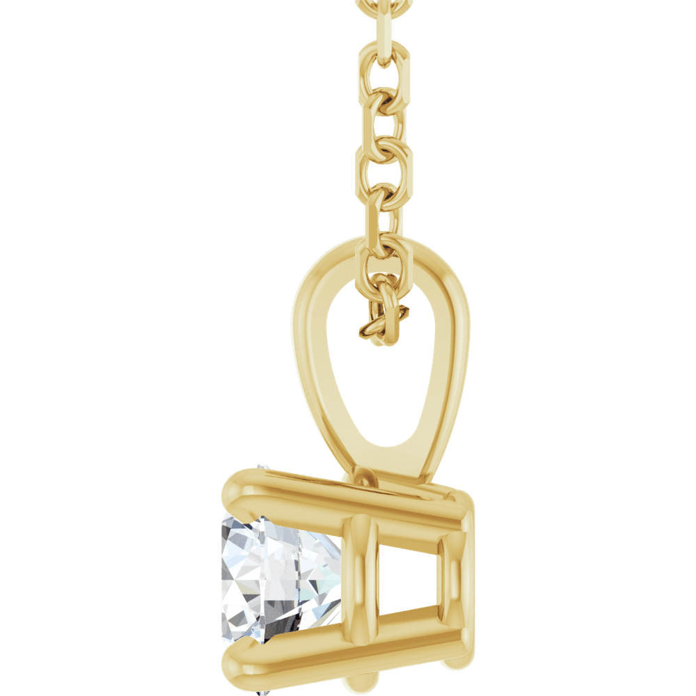 14K Gold Lab-Grown Diamond Necklace
