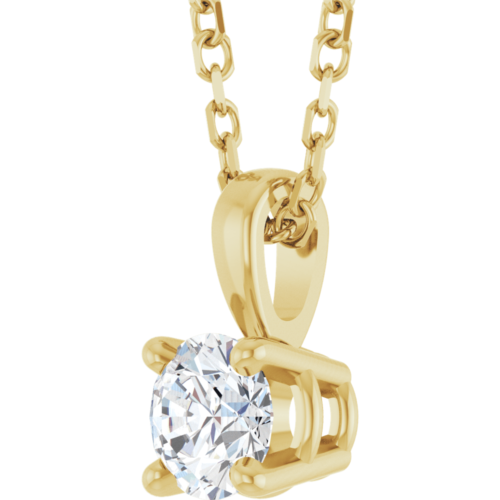 14K Gold Lab-Grown Diamond Necklace